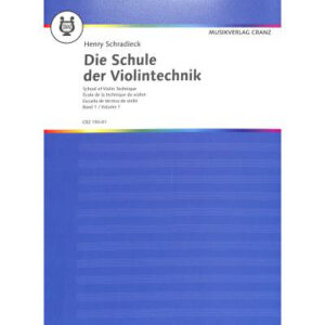 Schule der Violintechnik 1