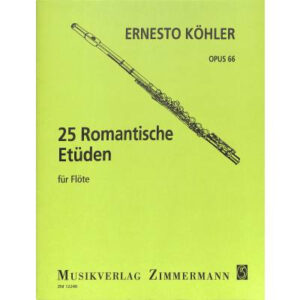 Etüden für Flöte 25 Romantische Etüden op. 66