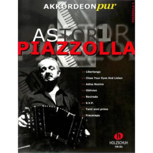 Spielbuch Akkordeon Pur 1 - Astor Piazzolla