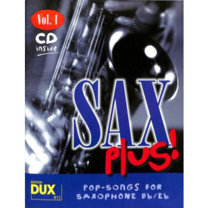 Spielbuch Sax Plus 1 - Pop Songs for Saxophone