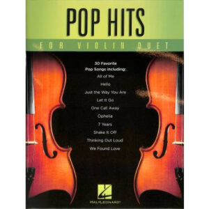 Pop hits for violin duet