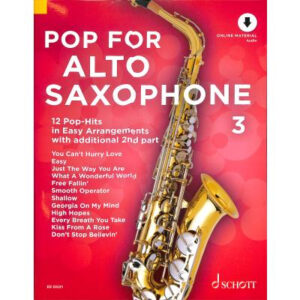 Spielbuch Pop for Alto Saxophone 3