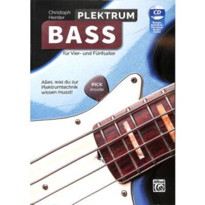 Schule für Bass mit Plektrum Plektrum Bass für Vier und Fünfsaiter