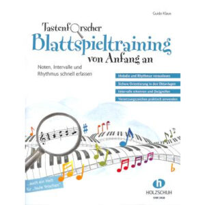 Übungsbuch Tastenforscher Blattspieltraining von Anfang an