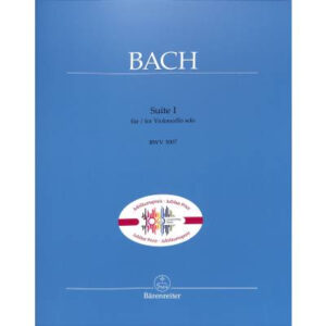 Spielpartitur Suite 1 G-Dur BWV 1007