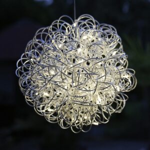 LED 3D Design Drahtkugel SPHERE - 100 warmweiße LED - D: 40cm - für...