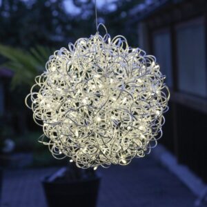 LED 3D Design Drahtkugel SPHERE - 50 warmweiße LED - D: 30cm - für ...