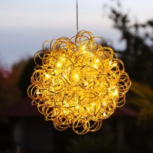 LED 3D Design Drahtkugel SPHERE - 50 warmweiße LED - D: 30cm - für ...