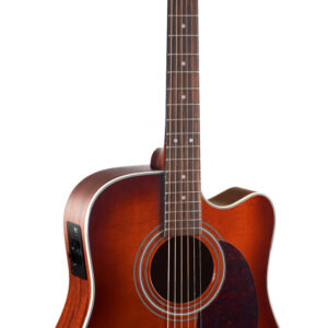 Westerngitarre Cort MR500E - Brown Burst Open Pore