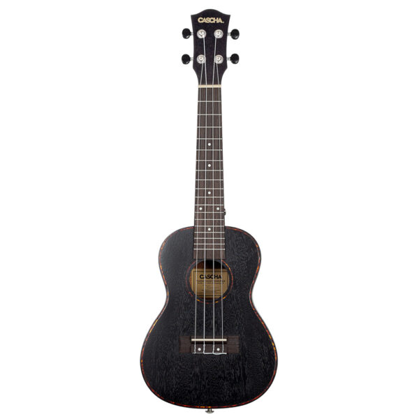 Konzert Ukulele Cascha Mahagoni Concert Black HH2300