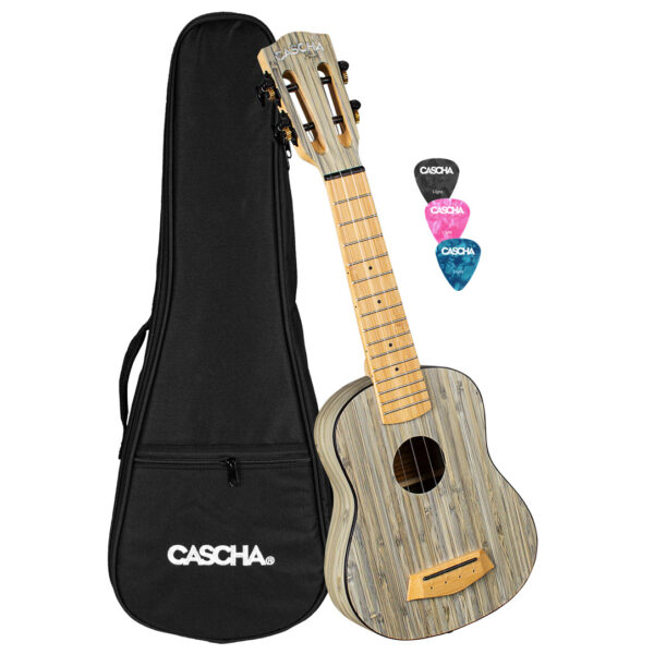 Sopran Ukulele Cascha Bamboo Graphite HH2315