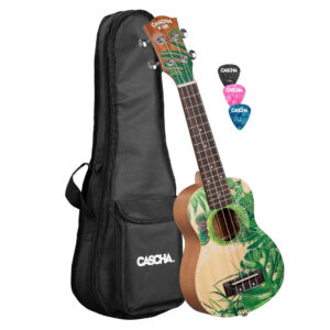 Sopran Ukulele Cascha Art Series Leafy HH2602