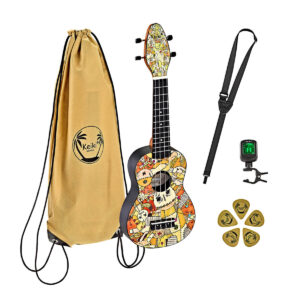 Sopran Ukulele Ortega K2-VP Voodoo Puppet