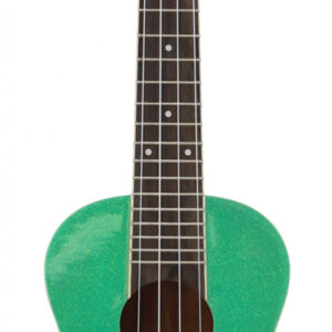 Konzert Ukulele Reisser Unique Weed Green Glitter