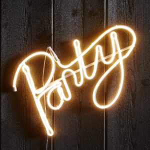 LED Silhouette "Party" - Flatneon - 305 LED - H: 31cm - outdoor - w...