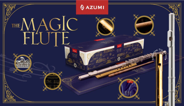 C-Querflöte Azumi AZ-Z2RE-GP MAGIC FLUTE BOX