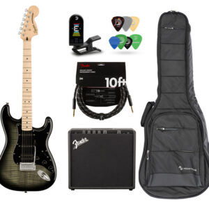 Starterset E-Gitarre Fender Squier Affinity Premium Bundle - BBST