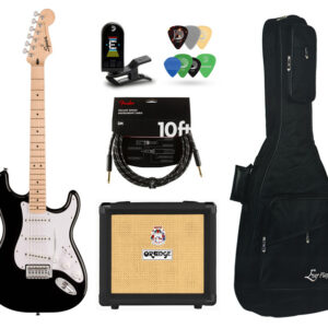 Starterset E-Gitarre Squier Sonic Starter Bundle - BLK