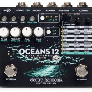 Bodeneffektgerät Electro-Harmonix Oceans 12 Dual Stereo Reverb