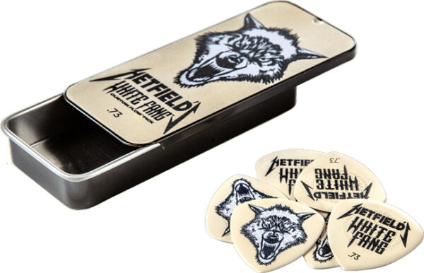 Pick Tin Dunlop Hetfield White Fang .73