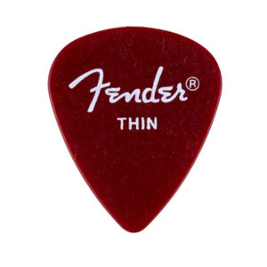 Plektrenpack Fender California Red Thin