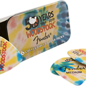 Plektrenpack Fender Woodstock Pick Tin