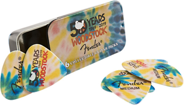 Plektrenpack Fender Woodstock Pick Tin