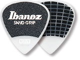 Plektren Pack Ibanez Sand Grip Short Hard White