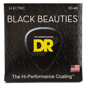 Saitensatz DR Strings BKE-10/46 Medium Black Beauties