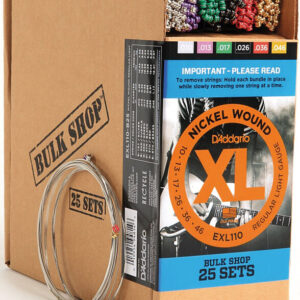 Saitensatz Bulk-Pack D´Addario EXL110-B25 Regular Light