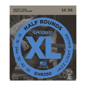 Saitensatz D´Addario EHR350 Half Rounds Jazz Light