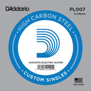 Einzelsaite D´Addario Acoustic/Electric PL007