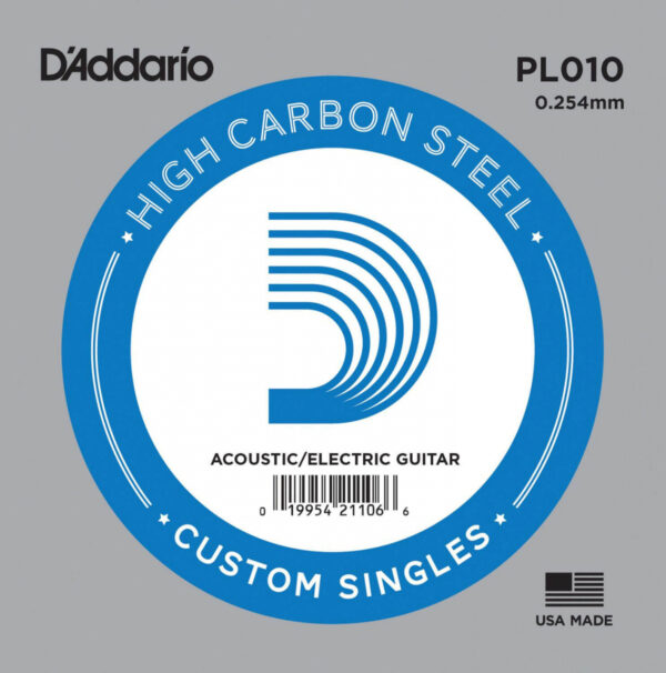 Einzelsaite D´Addario Acoustic/Electric PL010