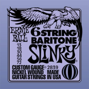 Saitensatz Ernie Ball EB2839 Slinky Nickel Baritone A-A Tuning