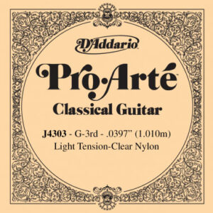 Einzelsaite D´Addario J4303 G3 Pro Arte Classical Light