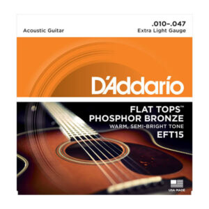 Saitensatz D´Addario EFT15 Flat Tops PB Extra Light