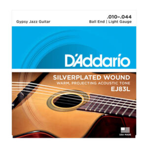 Saitensatz D´Addario EJ83L Gypsy Jazz Ball End Light