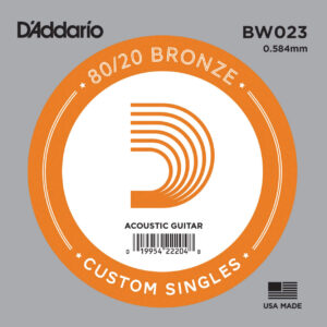 Einzelsaite D´Addario BW023 80/20 Bronze