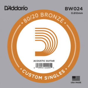 Einzelsaite D´Addario BW024 80/20 Bronze