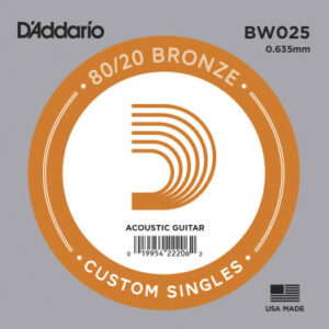 Einzelsaite D´Addario BW025 80/20 Bronze