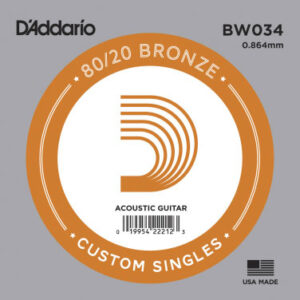 Einzelsaite D´Addario BW034 80/20 Bronze