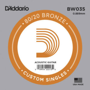 Einzelsaite D´Addario BW035 80/20 Bronze