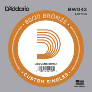 Einzelsaite D´Addario BW042 80/20 Bronze