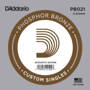 Einzelsaite D´Addario PB021 Phosphor Pronze