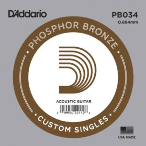 Einzelsaite D´Addario PB034 Phosphor Pronze