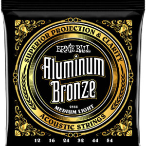 Saitensatz Ernie Ball EB2566 Aluminium Bronze Med. Light