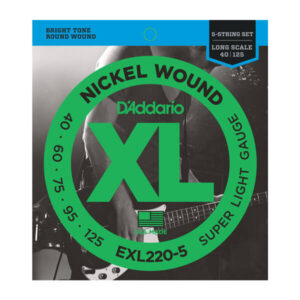 Saitensatz D´Addario EXL220-5 5-String/Long Scale/Super Light