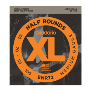 Saitensatz D´Addario ENR72 Half Rounds Long Scale/Medium