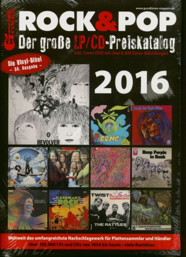 LP/CD Preiskatalog - 2016 Rock & Pop (inkl. DVD)