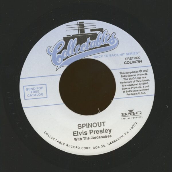 Elvis Presley - Spinout - Witchcraft (7inch